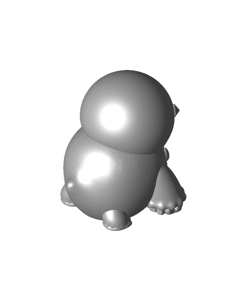 Darmantian Ice.stlDarmanitan Galarian Pokemon Figure Standard Mode in the Style of Bandai Finger Pup 3d model