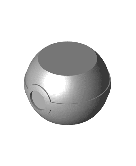 Gengar Pokeball - Multipart 3d model
