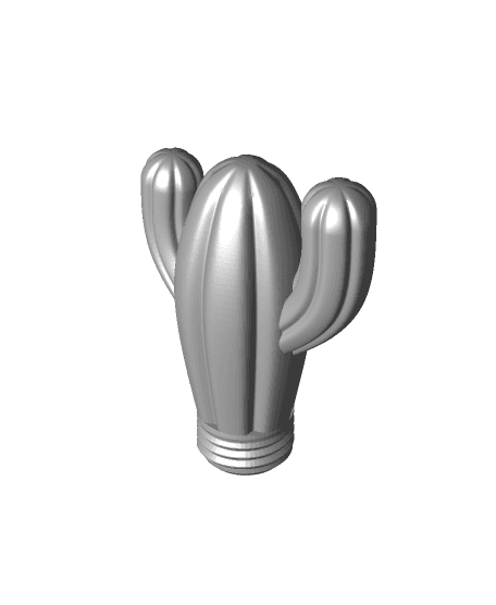 Cute Cactus Home Decor - Print in Place - Holoprops 3d model