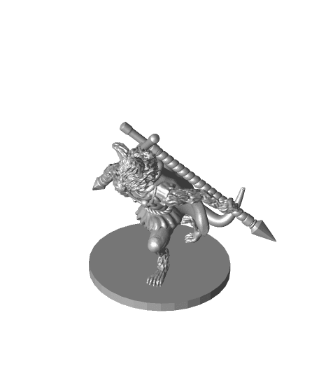 Gloomhaven Jaws of the Lion Vermling Raider With Base 3d model