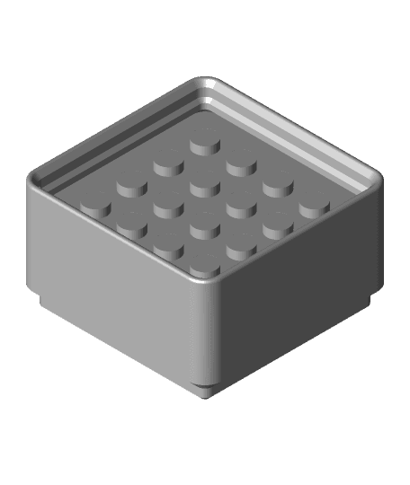 #Gridfinity Toy Brick Adapter 3d model