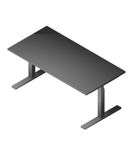 Standing Desk by Higo Petrovskis full viewable 3d model