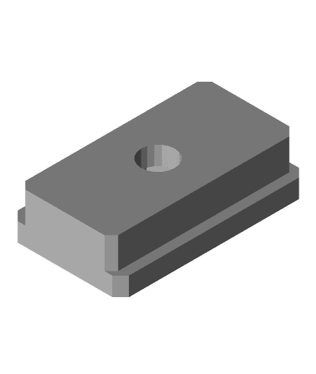 Table Saw / Miter Slot T-Nut 3d model