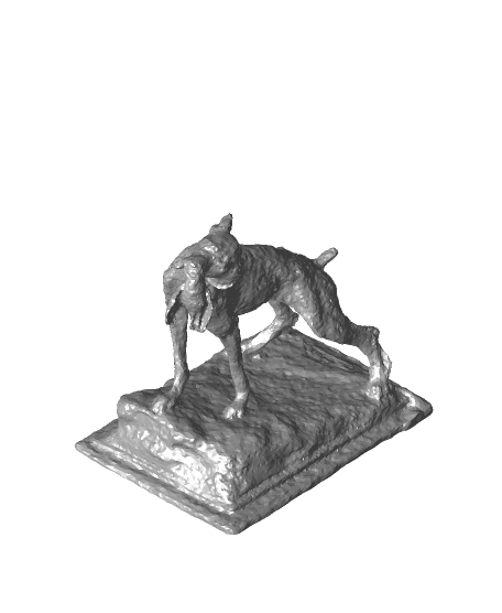 dog_statue.stl 3d model