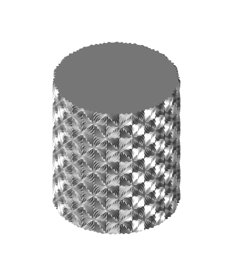 Geometric Ripple Vase by cbobo2uco full viewable 3d model