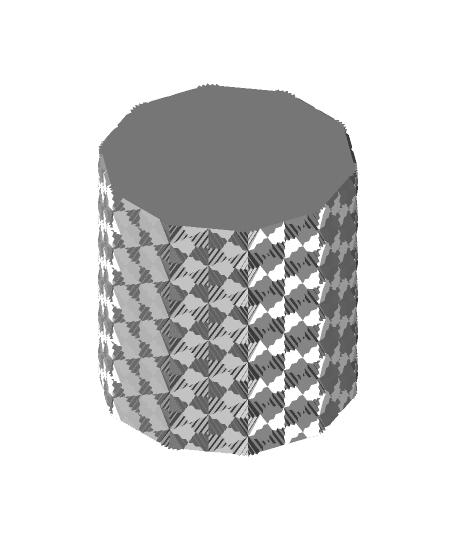 Star Diamond Ripple Vase  3d model