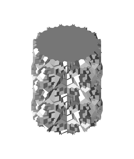 Tetrahex Ripple Vase  by cbobo2uco full viewable 3d model