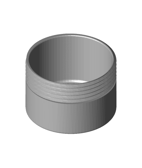 Stackable container with lid 3d model