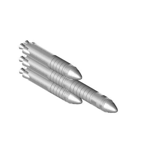 Blue Streak Projekt Rocket 1960 work in progress UK 3d model