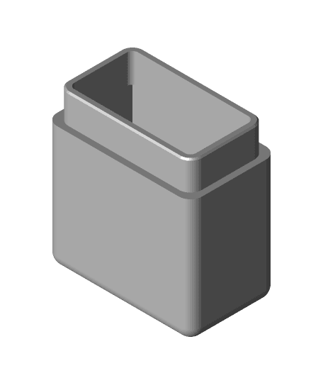 RFID Car key signal blocker case 3d model