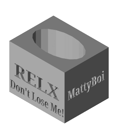 RELX Holder MattyBoi Prints.stl 3d model