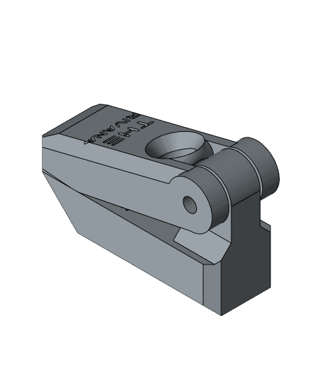 Workpiece Holder with Nut and Bolt lock 3d model