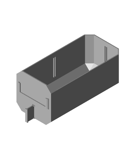 Boxy Drawers Small Parts Storage 3d model
