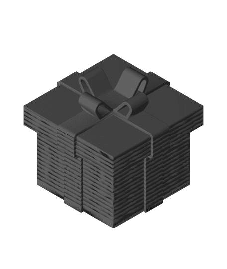 Springy giftbox 3d model