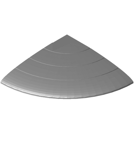 Shield Quarter 2 3d model