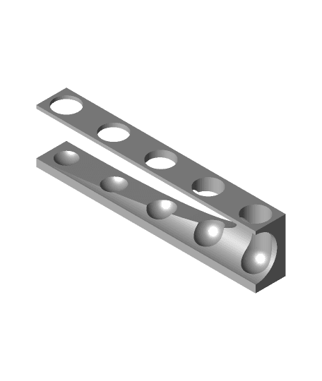Test tube Propagator Holder by jonathanluchen full viewable 3d model