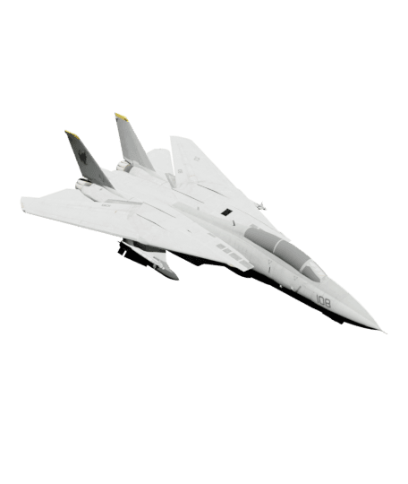 F-14 Wings Swept Back.glb 3d model