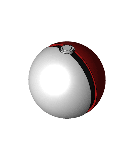 Pokebola by foca.engenhariapro full viewable 3d model