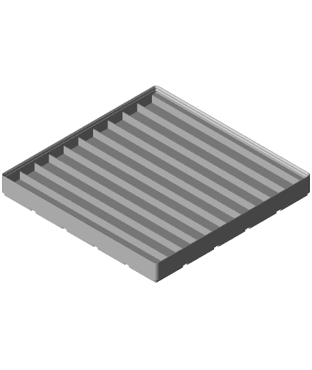 Gridfinity Mechanical Keyboard Keycap Storage Trays (5x5 and 5x7) 3d model