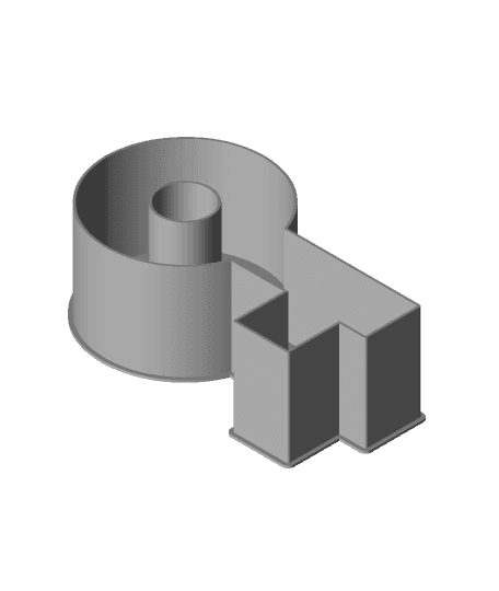 Key (model 2), nestable box (v1) by PPAC full viewable 3d model