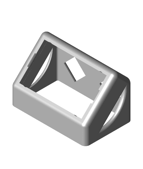 Hygrometer/thermometer housing/stand 3d model