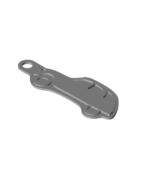 Citroen 2CV Keychain 3d model