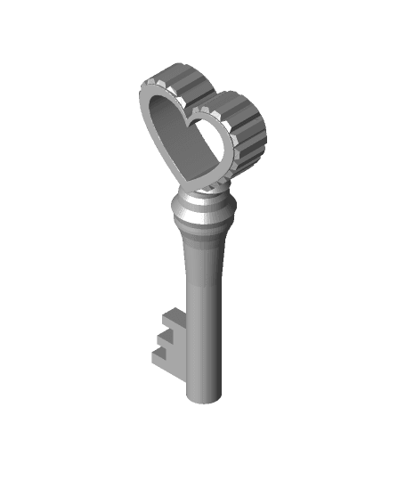 Clockwork Heart Doll Key by TechRunner full viewable 3d model