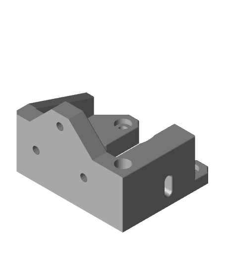 Prusa i3 MK3 Y-Axis Motor Holder with End Stop 3d model