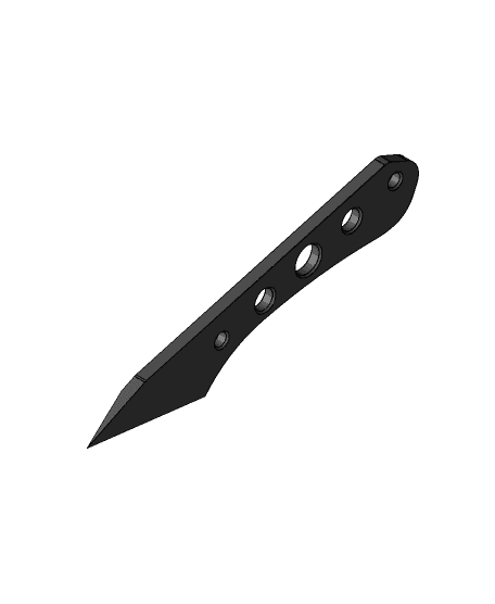 Kiridashi - DIY japanese knife 3d model