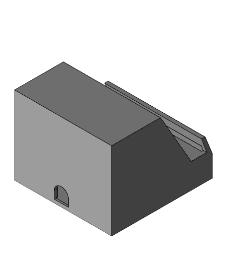 Cellphone_Holder_with_builtin_charging_cable_port 3d model