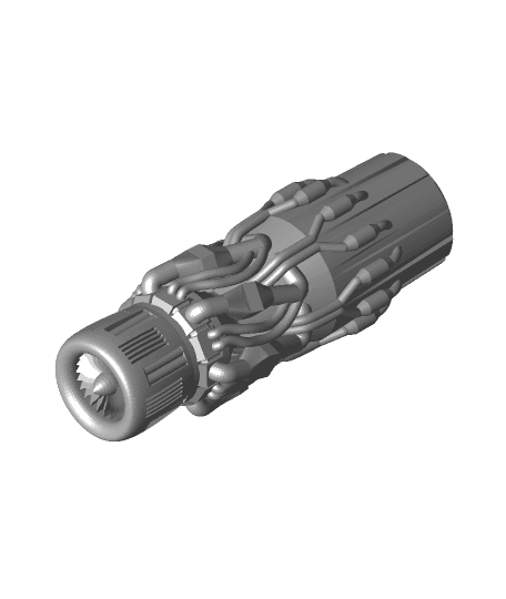 fusion 360 engine 3d model