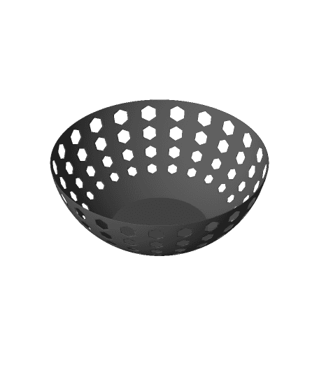 Bowl polygon v1.3mf 3d model