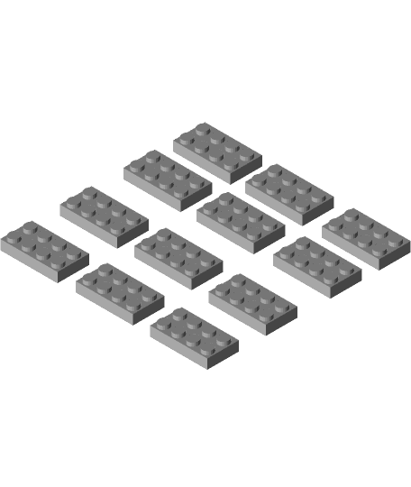 Lego Bricks by chan chan full viewable 3d model