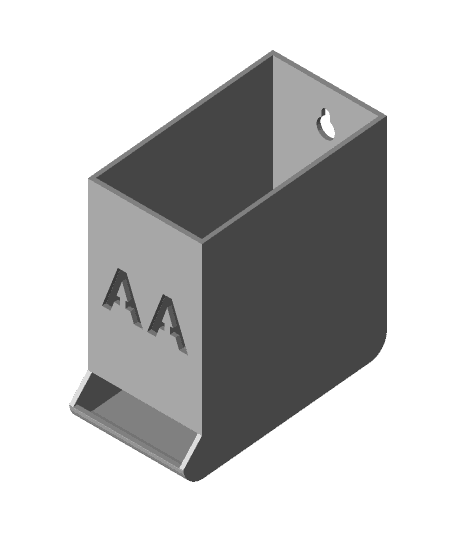 AA Battery Dispenser 3d model