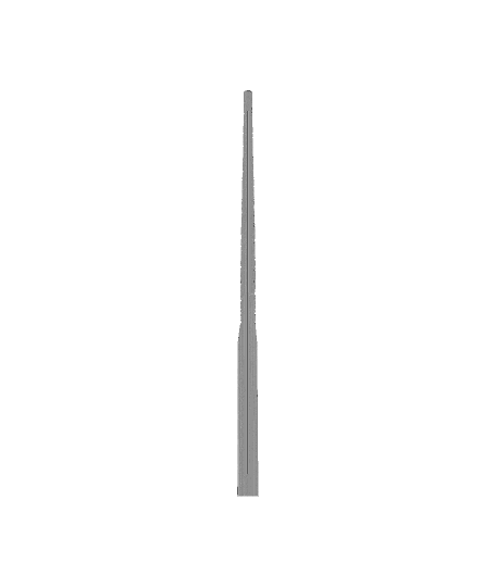 Sirius Black Wand Full Length 3d model