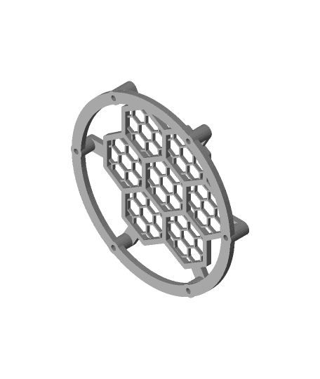 3DPN Honeycomb Speaker Cover 3d model