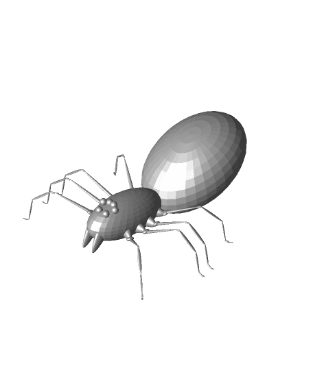 Mr. Spooky Spider 3d model
