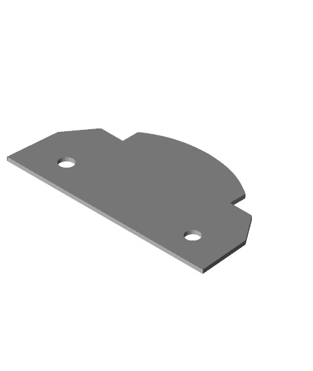 FLSUN V400 Support Arm Endcap Cover 3d model