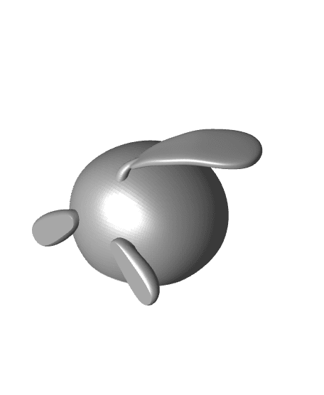 Poliwag Pokemon - Multipart 3d model