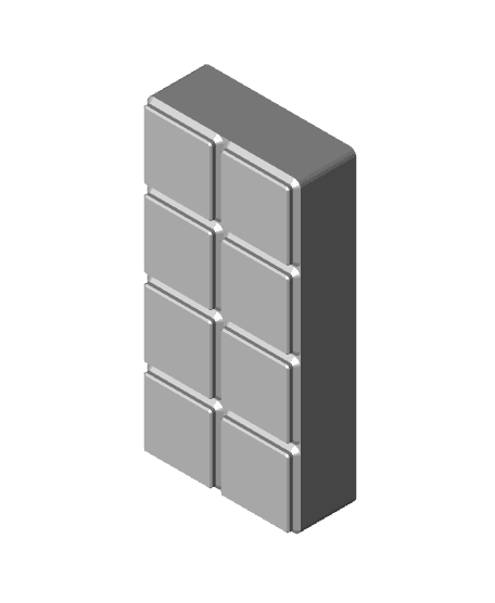 Gridfinity 3.5" HDD Storage  3d model