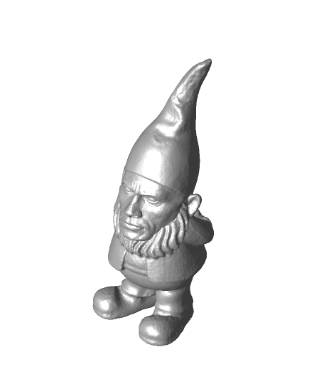 Garden Rock - Dwayne "The Gnome" Johnson by Tech_rob full viewable 3d model