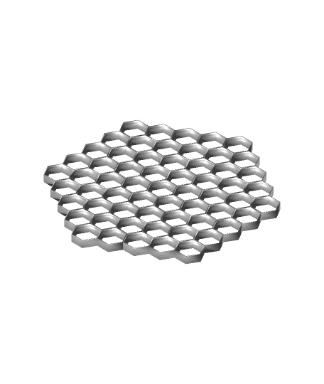hexagonal honeycomb 3d model