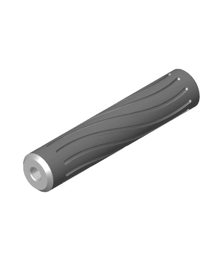 Silencer For Airsoft Rifle 3d model