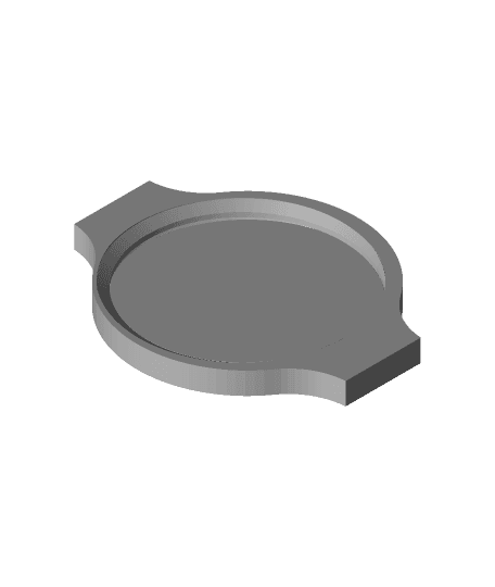 magnetic GPmount attachment lid.stl 3d model