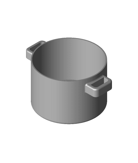 Kitchen Toys: Toy Cooking Pot with Lid 3d model