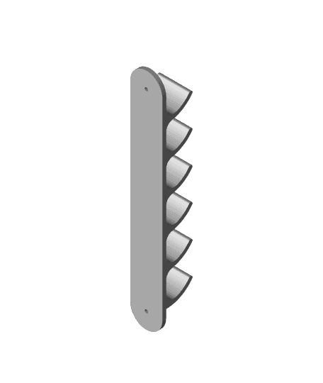 Cable Holder Wall Mounted 3d model