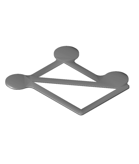 Triangle drawing aid - Geometry 3d model