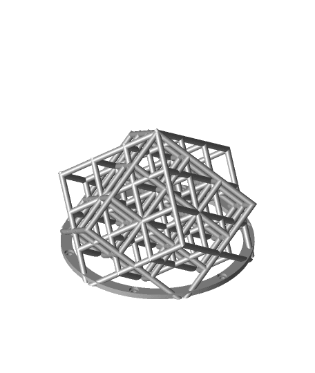 Makers Muse lattice inspired torture speaker cover.stl 3d model