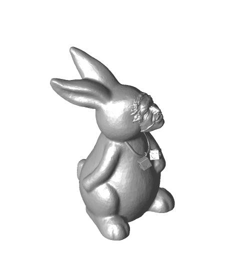 Easter Han Carbonite bunny with Dice 3d model