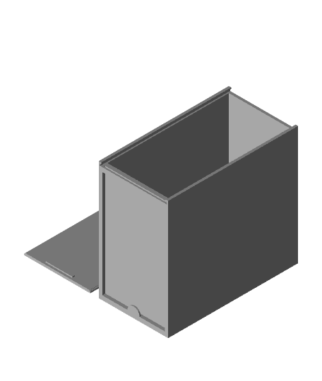 Business Card Storage, Visitenkartenbox by Gismoman full viewable 3d model